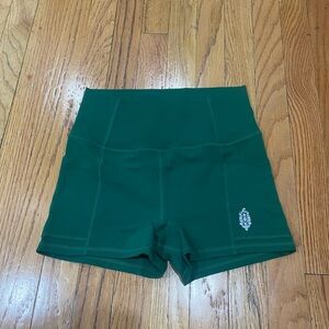FP Movement by Free People Green Athletic Shorts